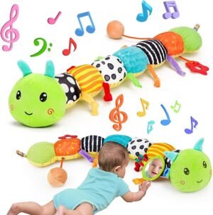 Musical Stuffed Plush Caterpillar Toy
