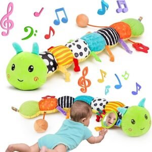 Musical Stuffed Plush Caterpillar Toy