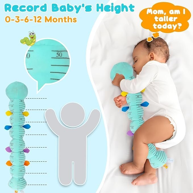71o-kG0Dy7L._AC_SX679_.jpg Musical Stuffed Plush Caterpillar Toy - Image 11