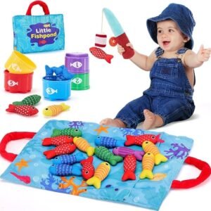 Fishing Game with Stacking Cups